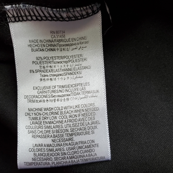 BCBGeneration Long Sleeve Pullover Shirt in Black - Picture 9 of 10